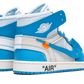 Air Jordan 1 Retro High Off-White University Blue - AQ0818-148