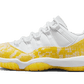Air Jordan 11 Retro Low Yellow Snakeskin - AH7860-107