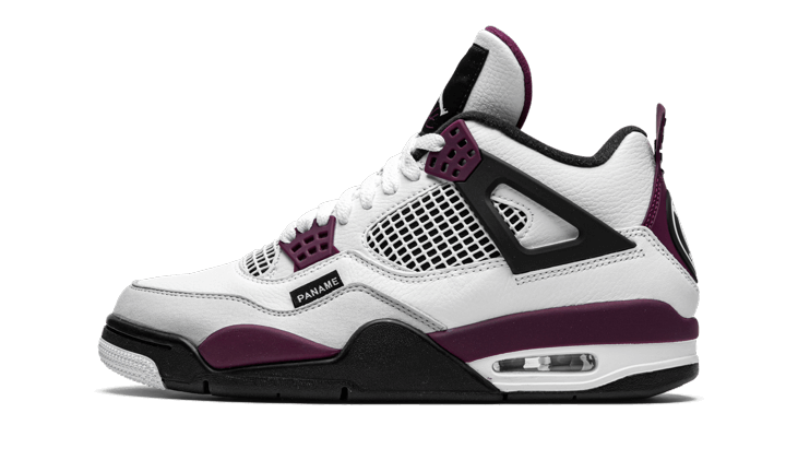 Air Jordan 4 PSG Neutral Grey Bordeaux - CZ6509-100