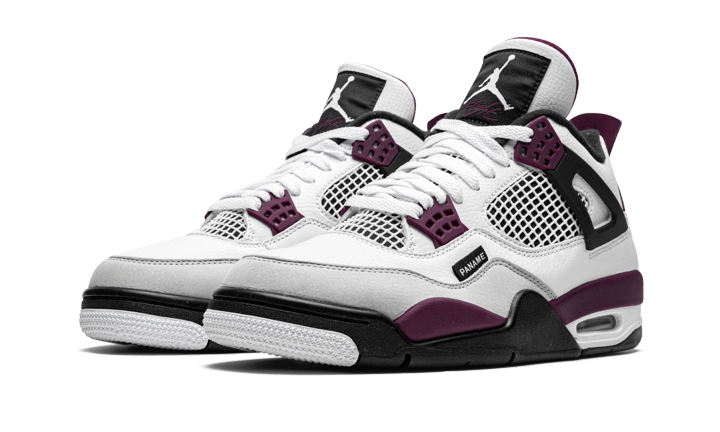 Air Jordan 4 PSG Neutral Grey Bordeaux - CZ6509-100