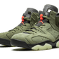 Air Jordan 6 Travis Scott Medium Olive - CN1084-200