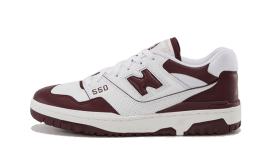 New Balance 550 White Burgundy - BB550BZ1