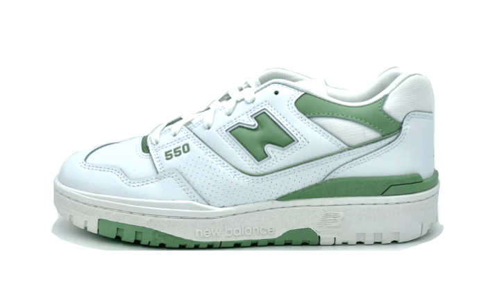 New Balance 550 White Mint Green - BB550FS1