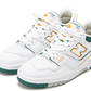 New Balance 550 White Nightwatch Green - BB550PWC