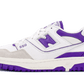 New Balance 550 White Purple - BB550WR1