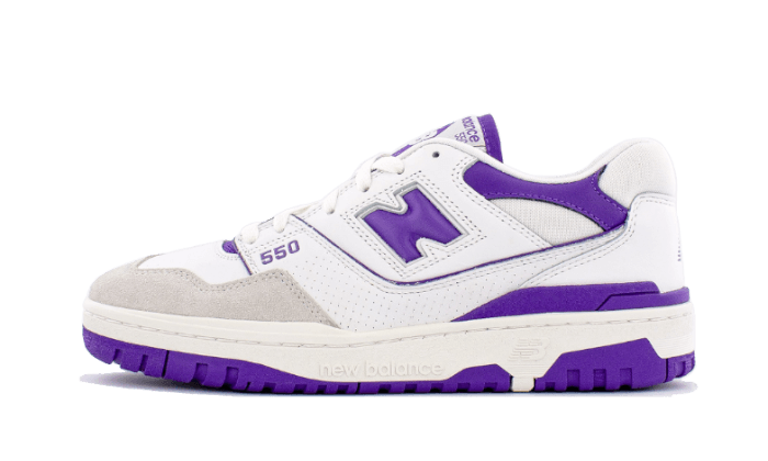 New Balance 550 White Purple - BB550WR1