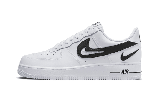 Nike Air Force 1 Low '07 FM Cut Out Swoosh White Black - DR0143-101