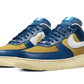 Nike Air Force 1 Low SP Undefeated 5 On It Blue Yellow Croc - DM8462-400