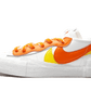 Nike Blazer Low Sacai White Magma Orange - DD1877-100