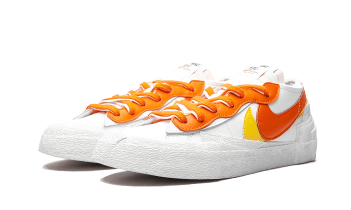 Nike Blazer Low Sacai White Magma Orange - DD1877-100