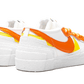 Nike Blazer Low Sacai White Magma Orange - DD1877-100