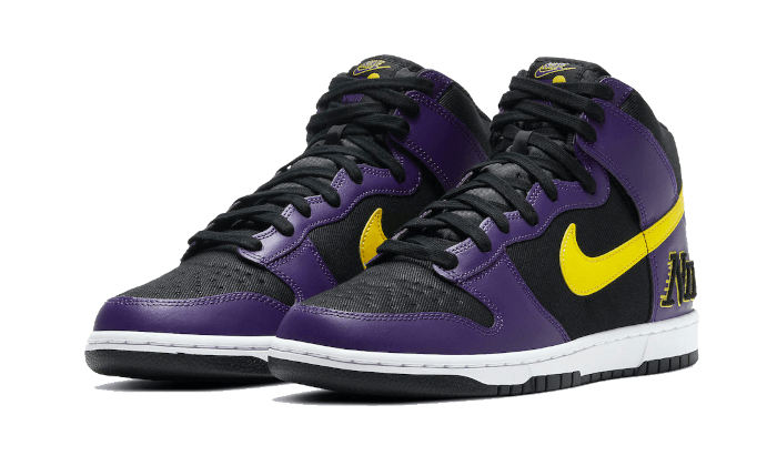 Nike Dunk High EMB Lakers - DH0642-001