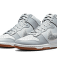 Nike Dunk High Retro Chenille Swoosh White Grey - DR8805-003