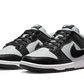 Nike Dunk Low Chenille Swoosh Grey Black - DQ7683-001
