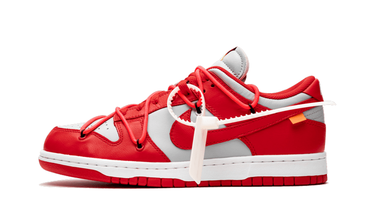 Nike Dunk Low Off-White University Red - CT0856-600