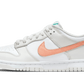 Nike Dunk Low White Bone Peach Aqua - CW1590-101