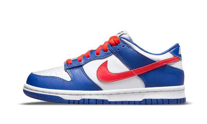 Nike Dunk Low White Royal Red - CW1590-104